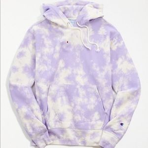 Champion UO exclusive tie-dye boyfriend hoodie